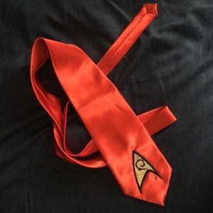 NWOT star trek red tie